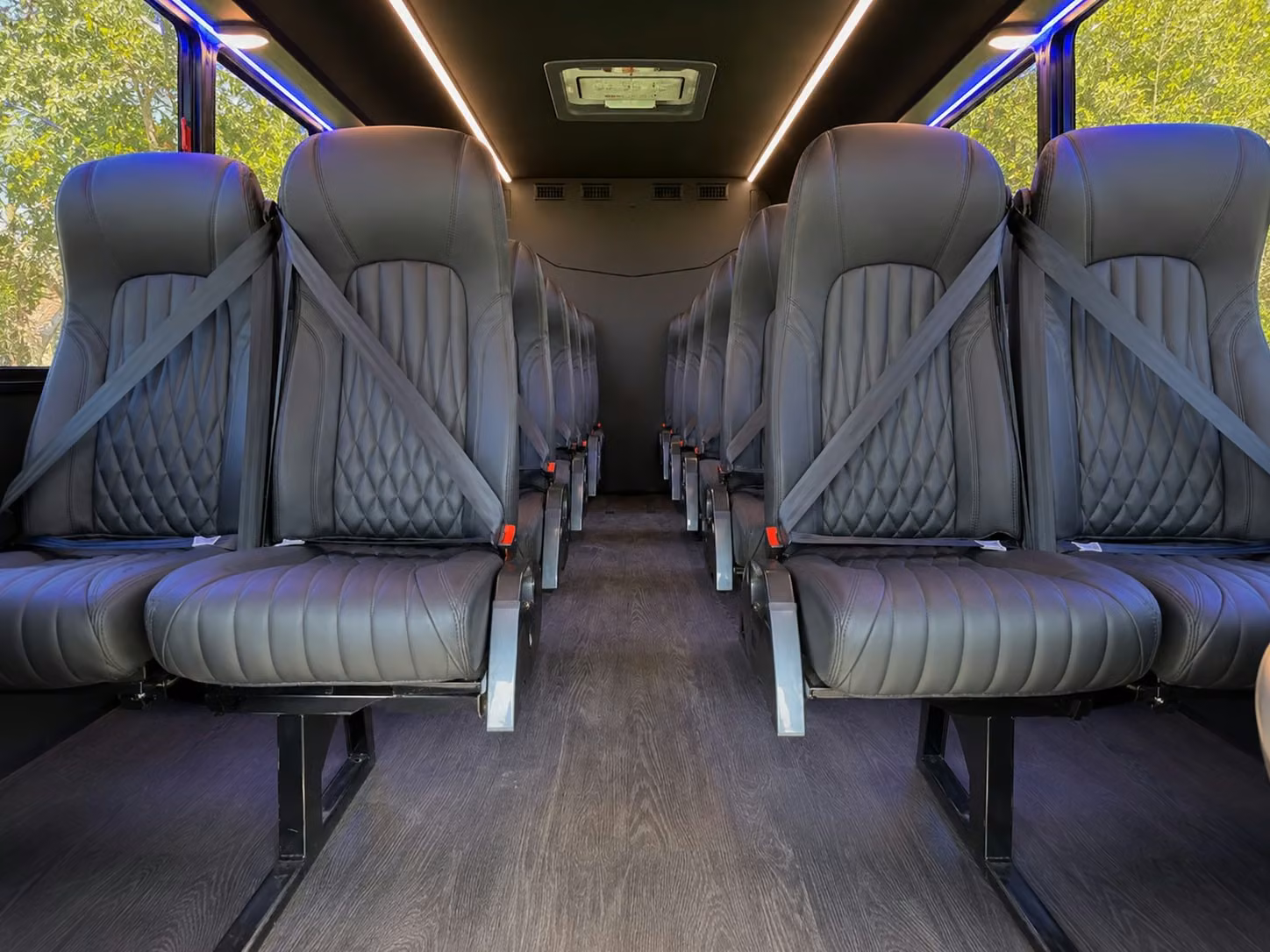 18 passenger minibus inside