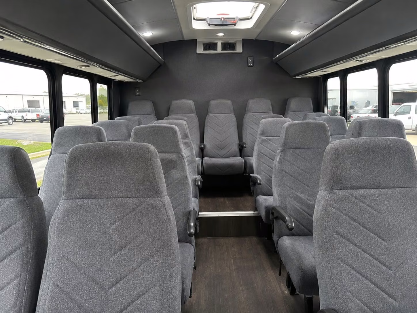 20 passenger minibus interior