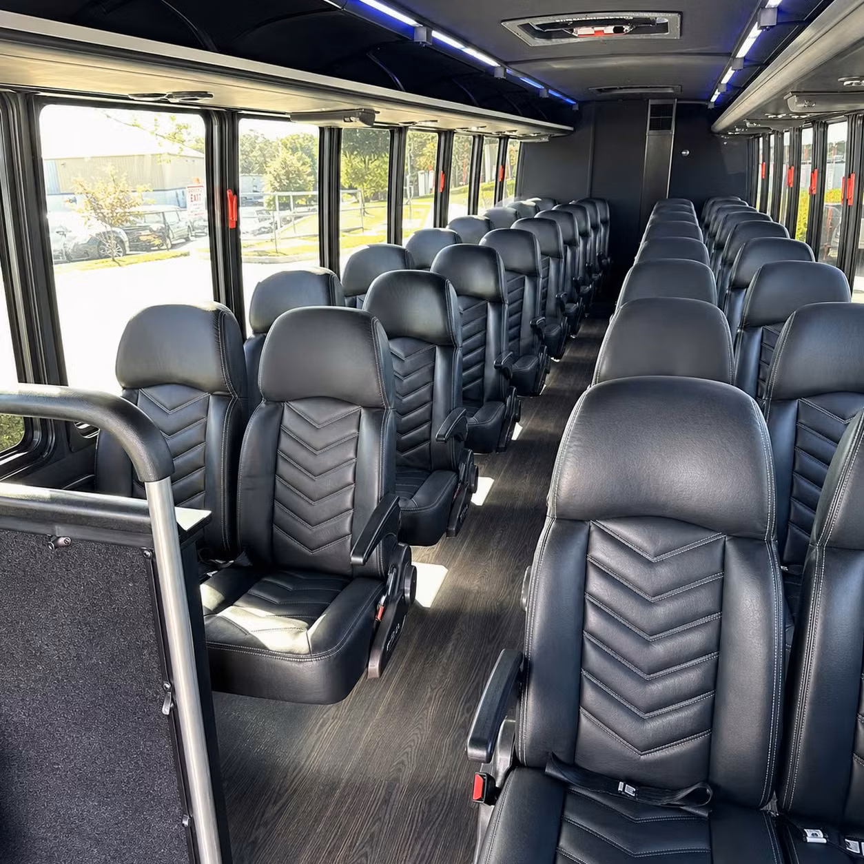 25 passenger minibus interior