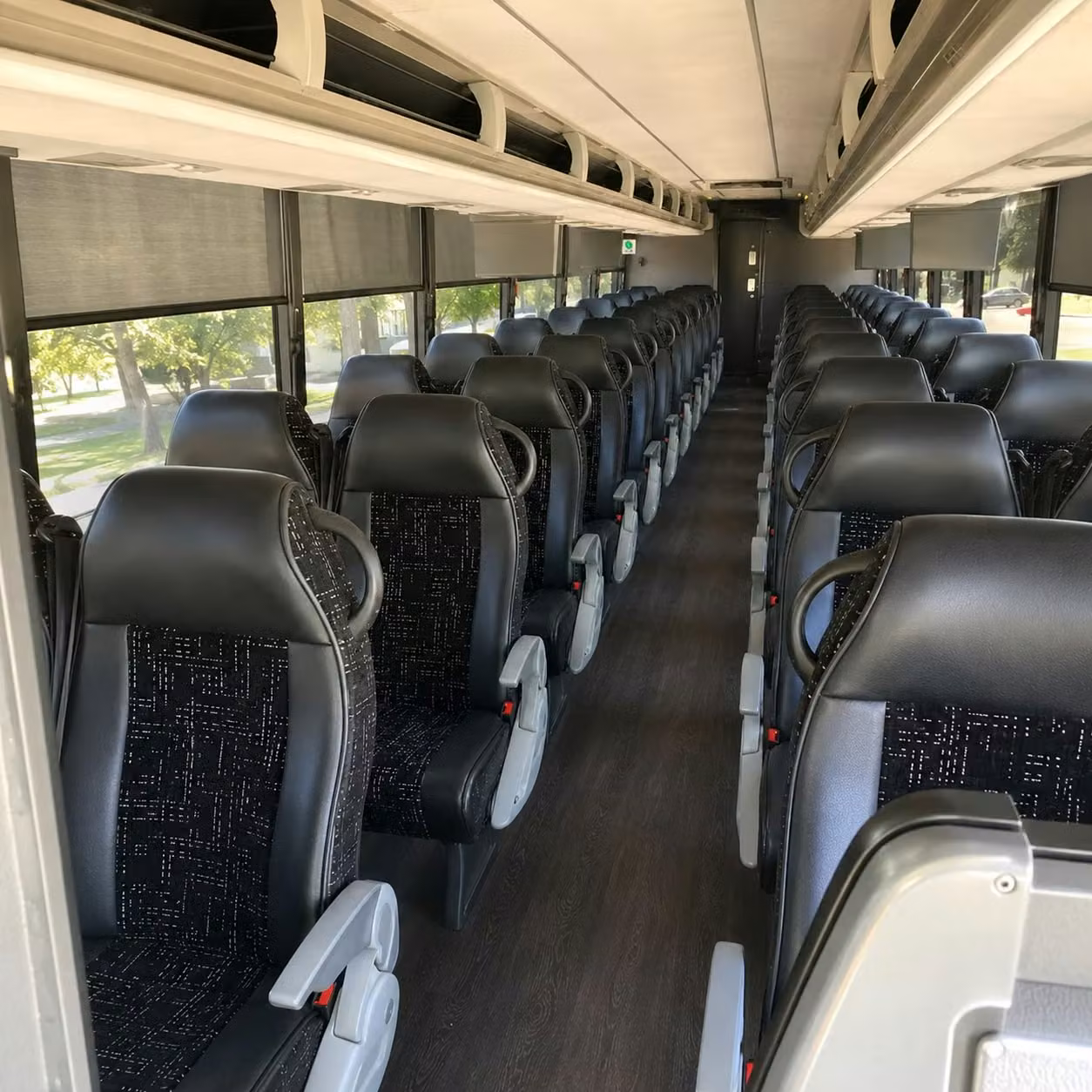 deerfield beach charter bus interior