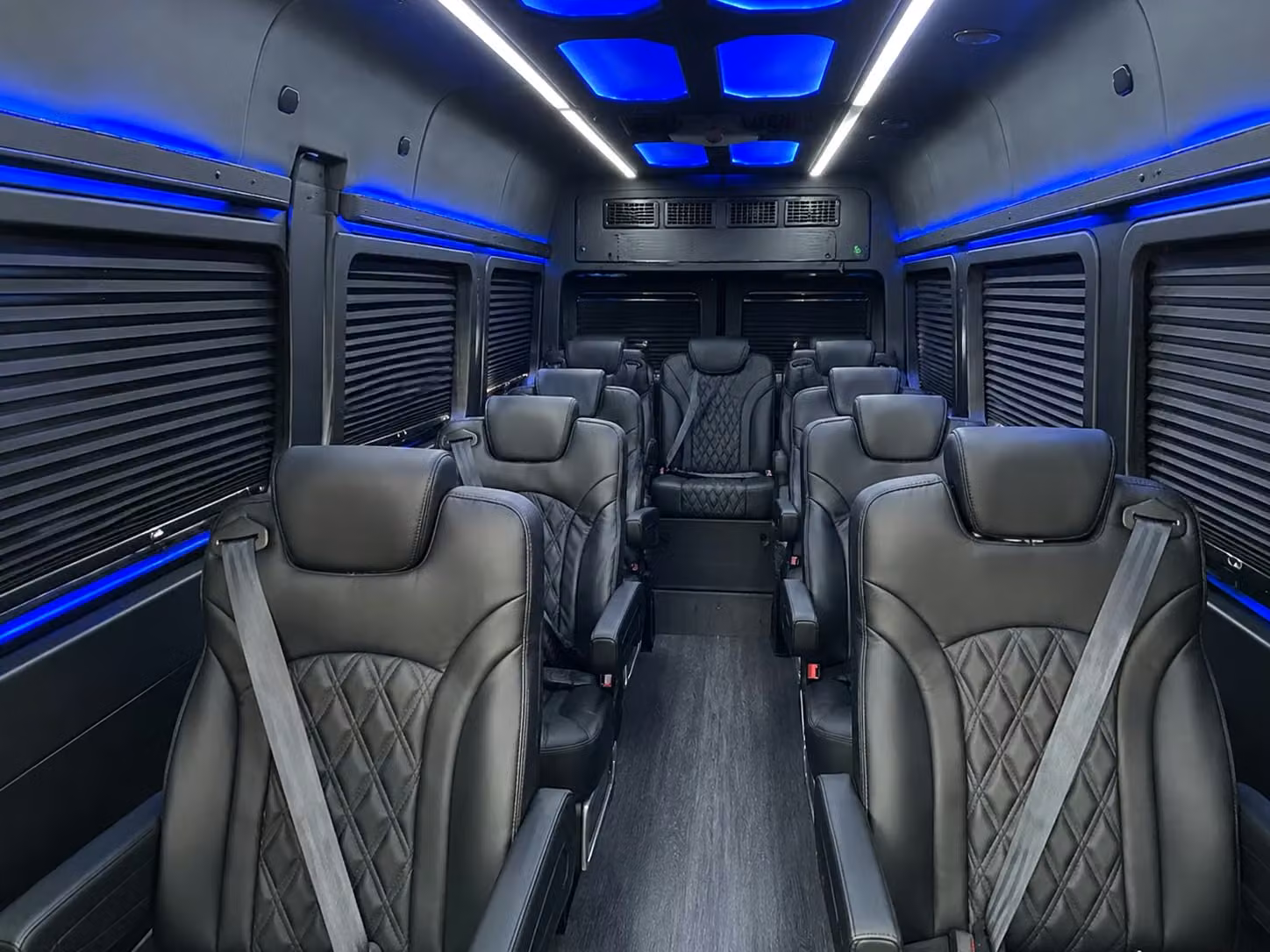 sprinter van with driver interior